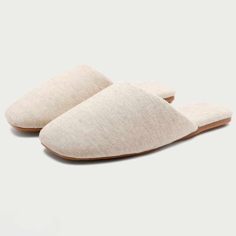 Women'S Shoes Quality - Pantoufles d'intérieur simples en coton et