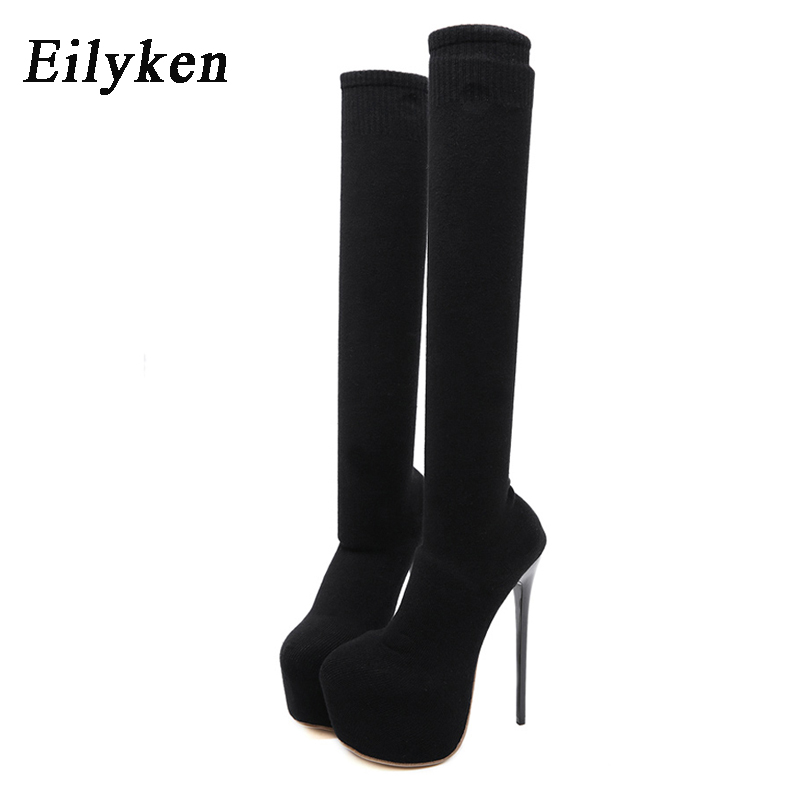 Eilyken-Cuissardes à talons pl - Sock Boot Women avis et prix
