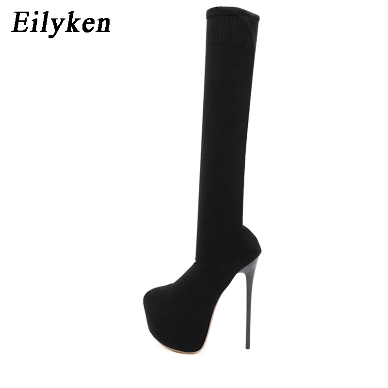 Eilyken-Cuissardes à talons pl - Sock Boot Women avis et prix