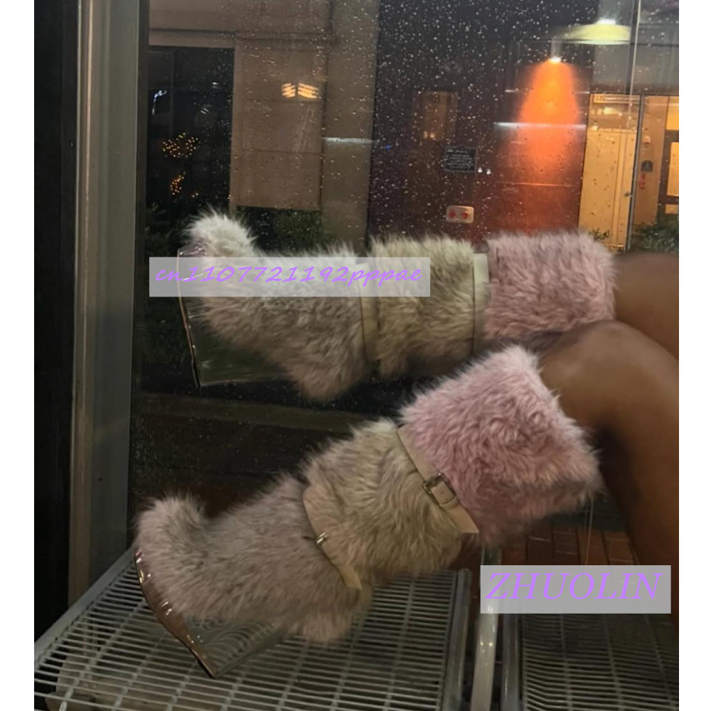 Bottes compensées transparente - Knee High Boots Women avis et prix