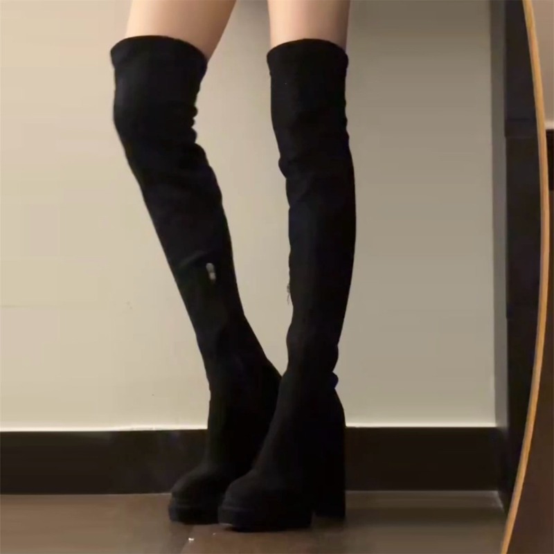 Bottes cuissardes sexy pour fe - Knee High Boots Women avis et prix