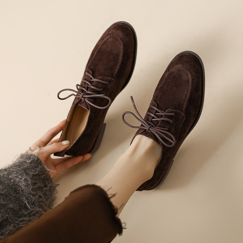 Chaussures Oxford rétro à lace - Oxford Lace Up Women avis et prix