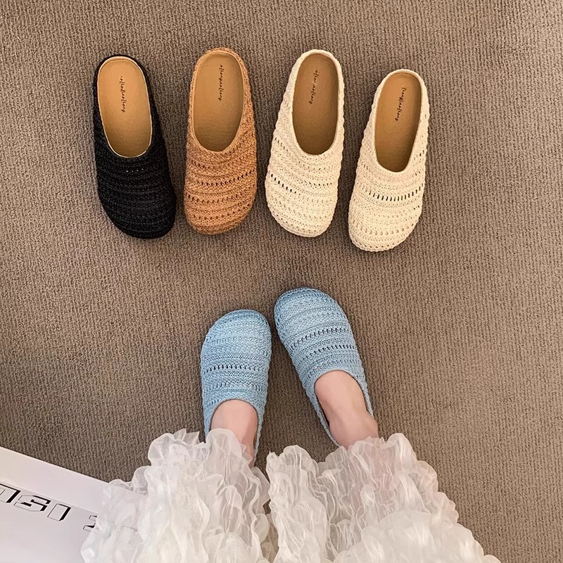 Mules en raphia tressé pour fe - Mule Slip On avis et prix