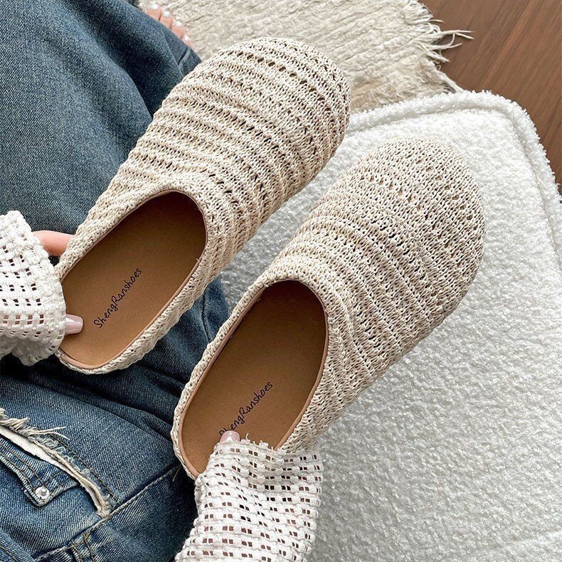 Mules en raphia tressé pour fe - Mule Slip On avis et prix